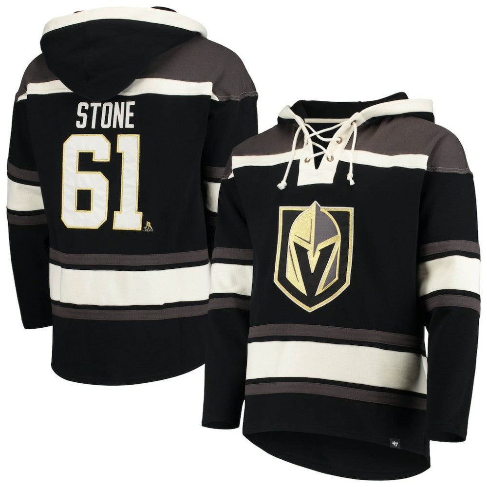 Mark Stone Vegas Golden Knights '47 Player Name & Number Lacer Pullover Hoodie