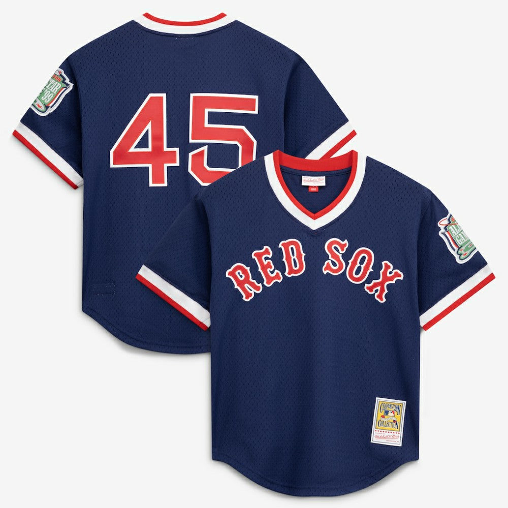 Pedro Martinez Boston Red Sox Authentic Batting Practice Jersey - Navy | Mitchell & Ness