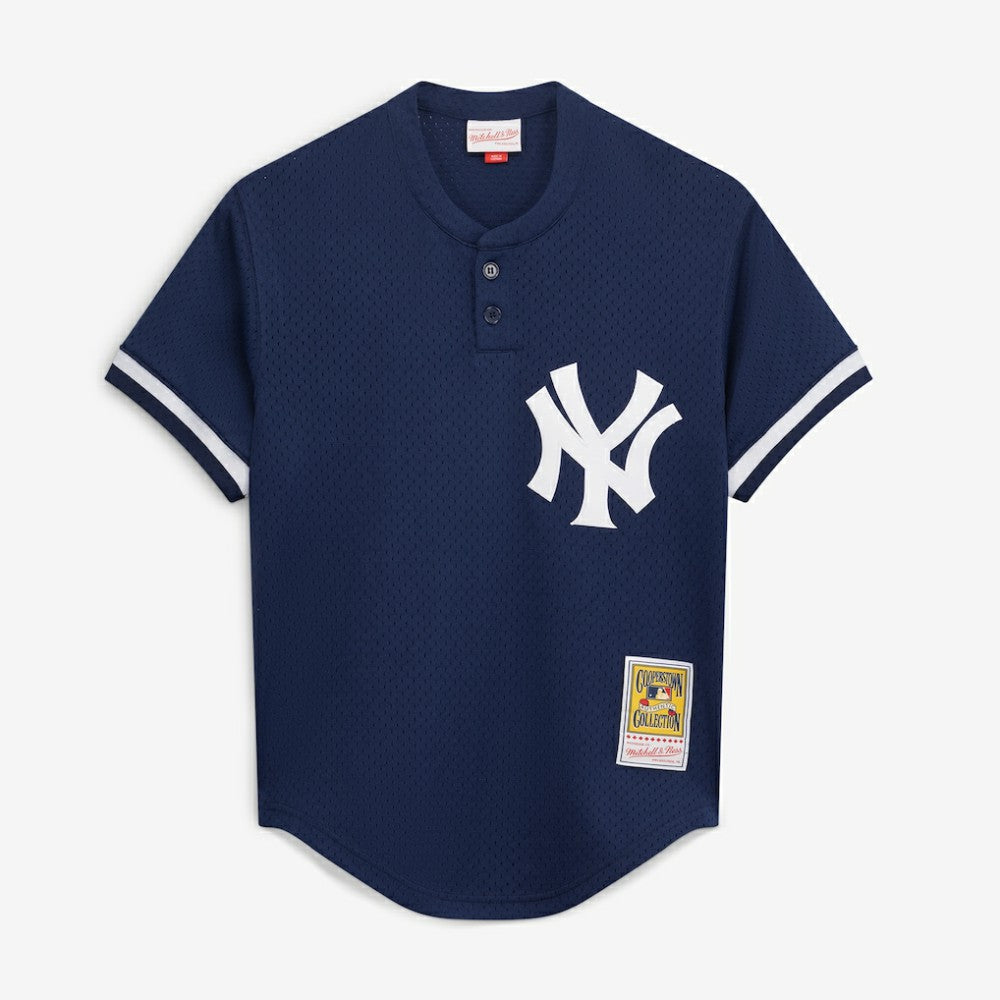 Derek Jeter New York Yankees Authentic Batting Practice Jersey - Navy | Mitchell & Ness
