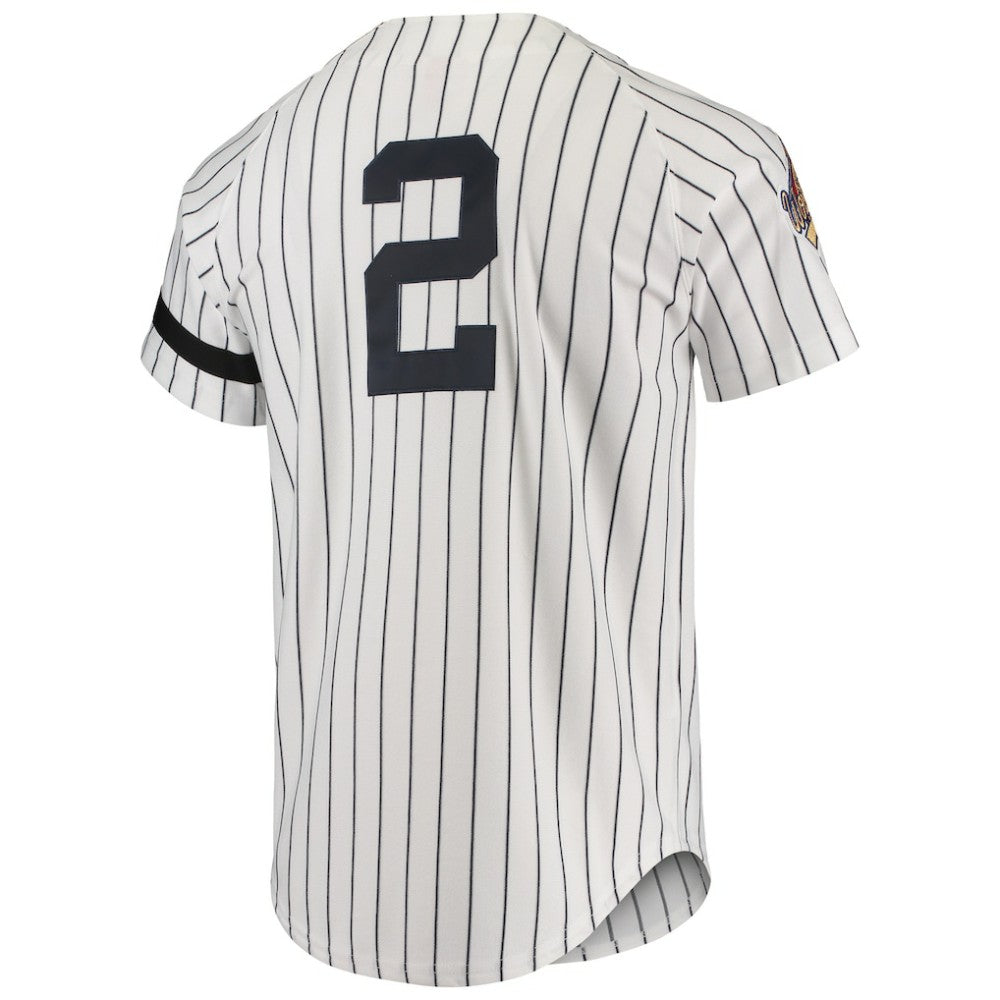 New York Yankees Cooperstown Collection 1996 Authentic Home Jersey - White | Mitchell & Ness