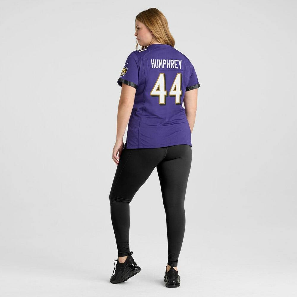 NFL Baltimore Ravens Marlon Humphrey  Women's Game Player Jersey