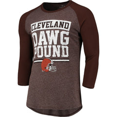 NFL Cleveland Browns Pastime Raglan 3/4-Sleeve T-Shirt