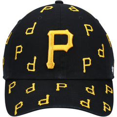 Pittsburgh Pirates Women's Confetti Clean Up Adjustable Hat - Black | 47 brand