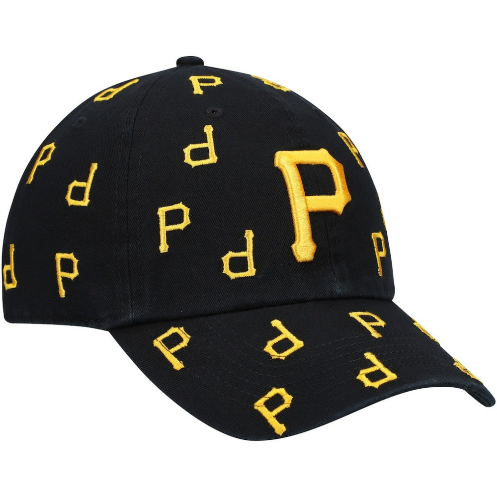 Pittsburgh Pirates Women's Confetti Clean Up Adjustable Hat - Black | 47 brand