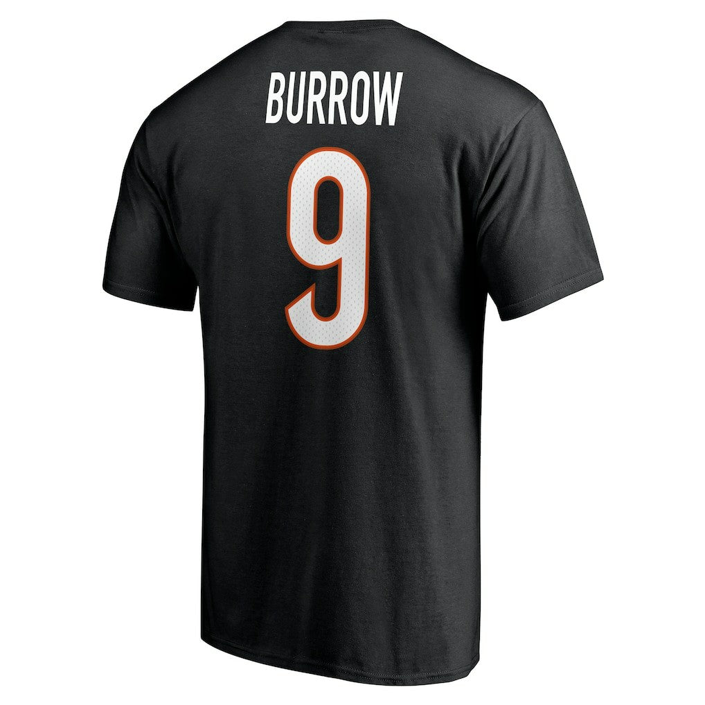 NFL Cincinnati Bengals Joe Burrow  Player Icon Name & Number T-Shirt