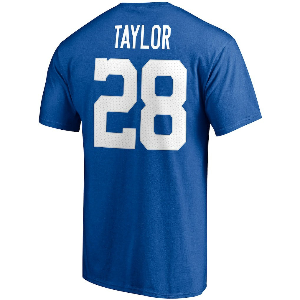 NFL Indianapolis Colts Jonathan Taylor  Player Icon Name & Number T-Shirt