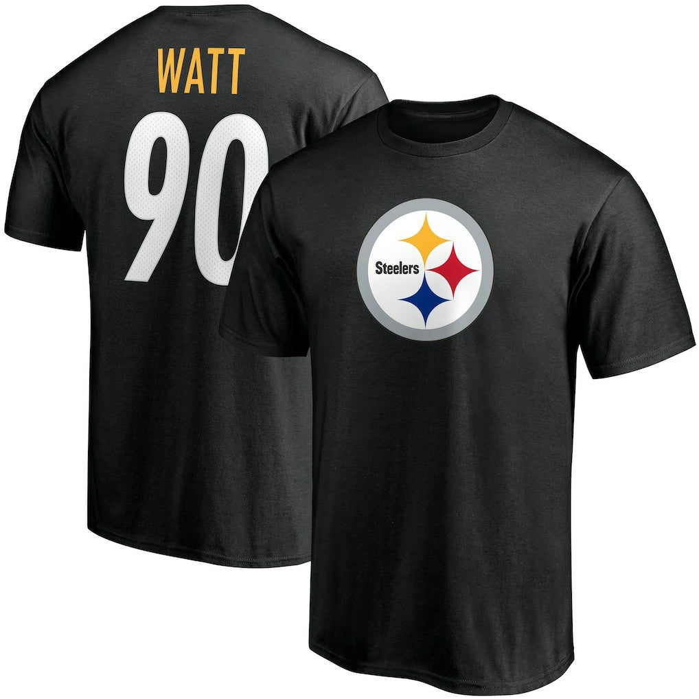 NFL Pittsburgh Steelers T.J. Watt  Player Icon Name & Number T-Shirt