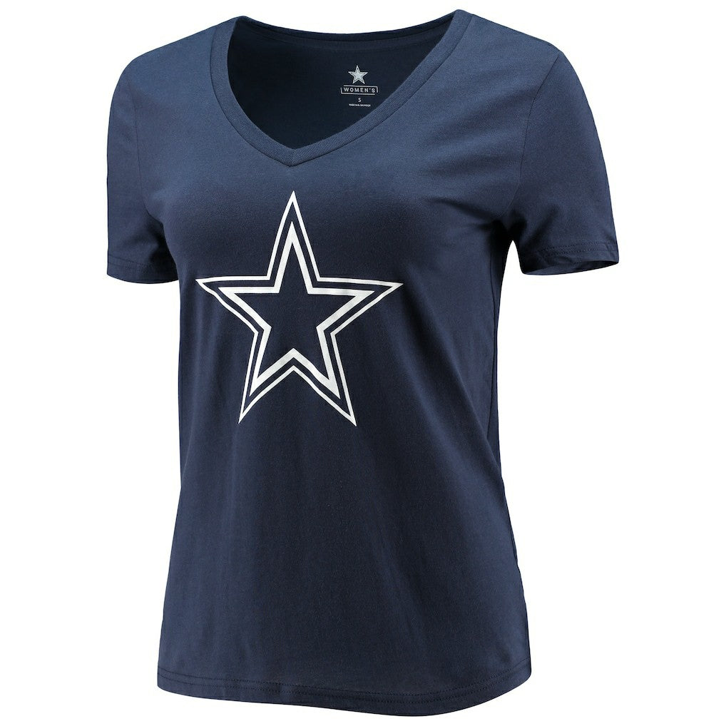 NFL Dallas Cowboys CeeDee Lamb  Women's Player Icon Name & Number V-Neck T-Shirt