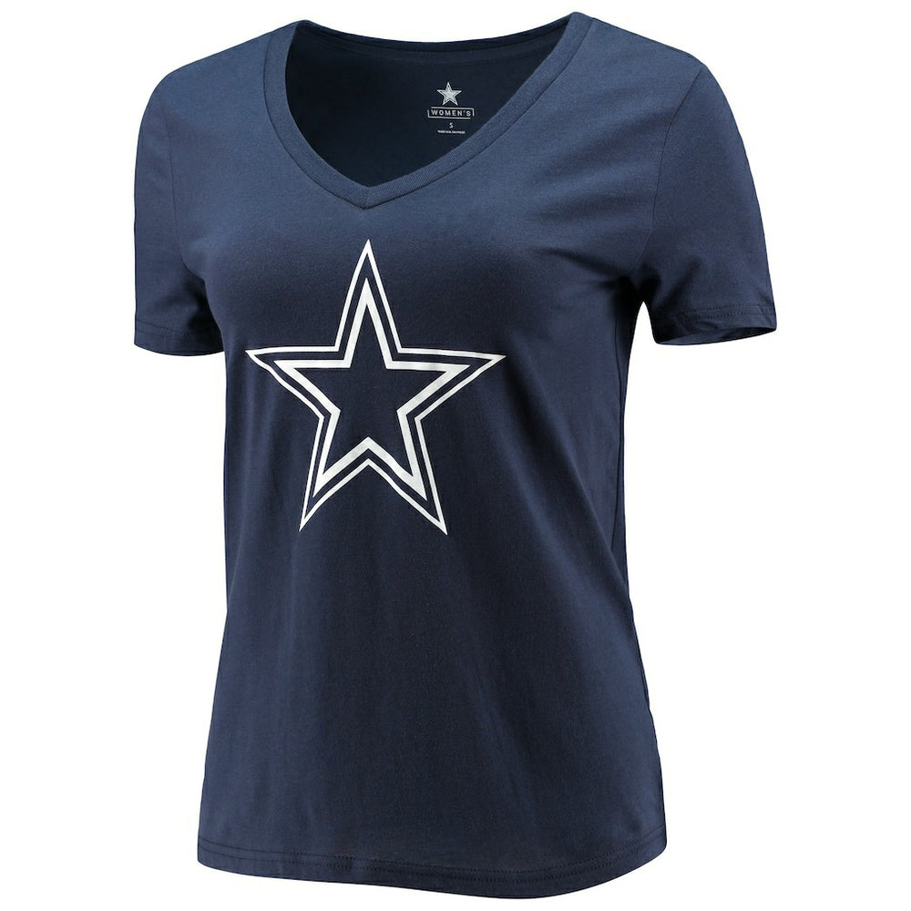 NFL Dallas Cowboys CeeDee Lamb  Women's Player Icon Name & Number V-Neck T-Shirt