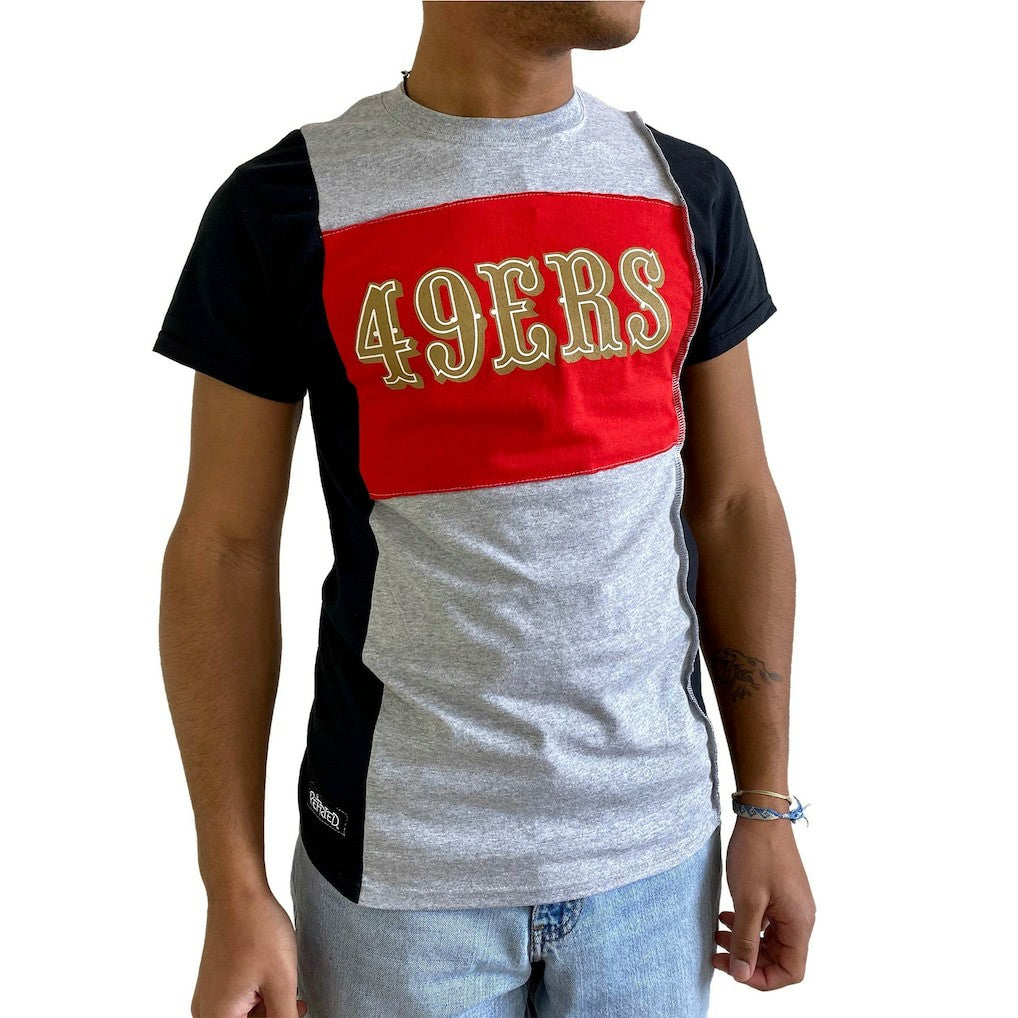 NFL San Francisco 49ers Refried Apparel Sustainable Split T-Shirt