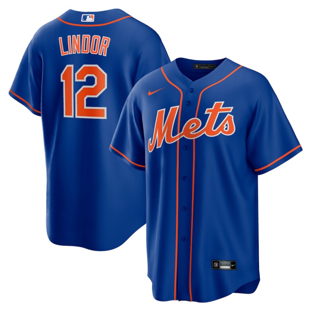 Francisco Lindor New York Mets Alternate Replica Player Jersey - Royal | Nike