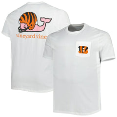 NFL Cincinnati Bengals Vineyard Vines Big & Tall Helmet T-Shirt