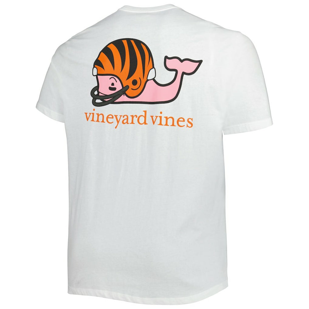 NFL Cincinnati Bengals Vineyard Vines Big & Tall Helmet T-Shirt