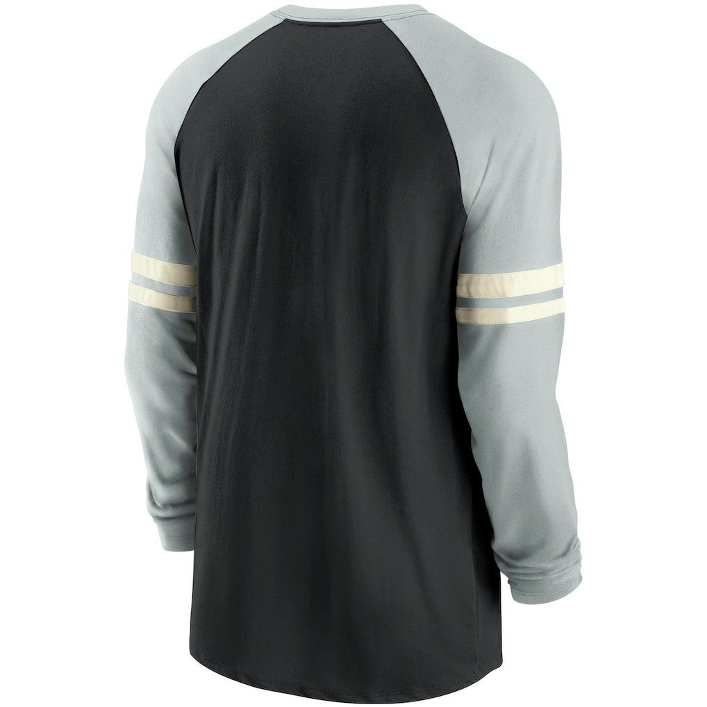 NFL Las Vegas Raiders Throwback Raglan Long Sleeve T-Shirt