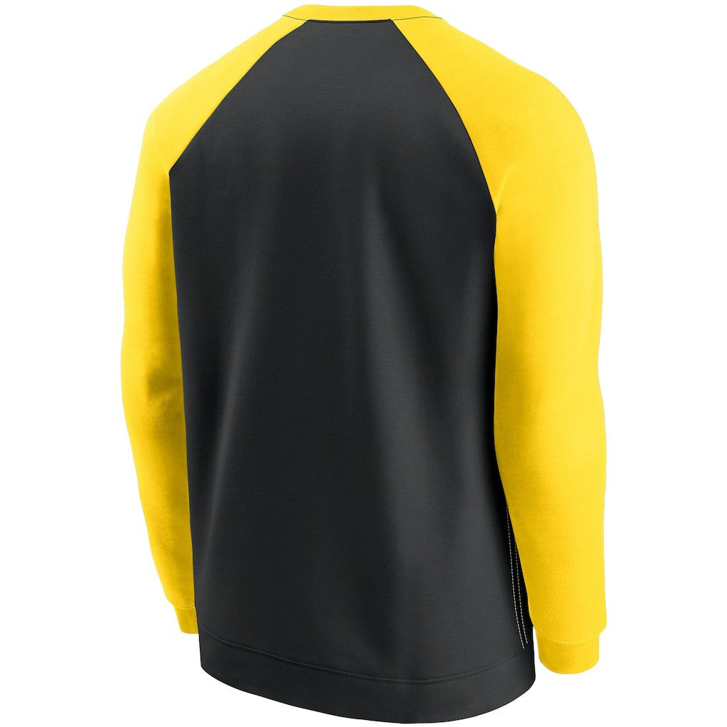 NFL Pittsburgh Steelers Historic Raglan Crew Performance Sweater