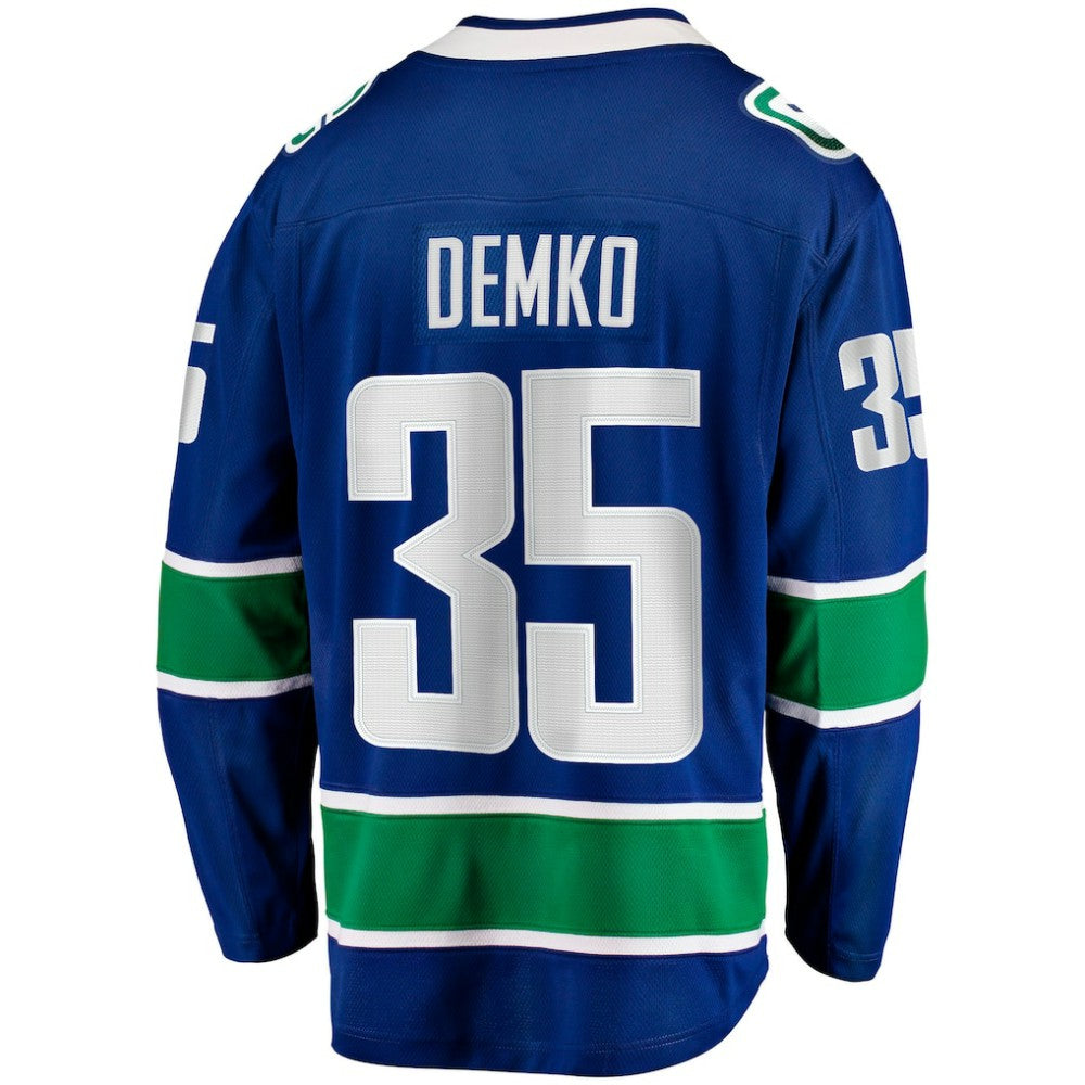 Thatcher Demko Vancouver Canucks Fanatics Home Breakaway Jersey