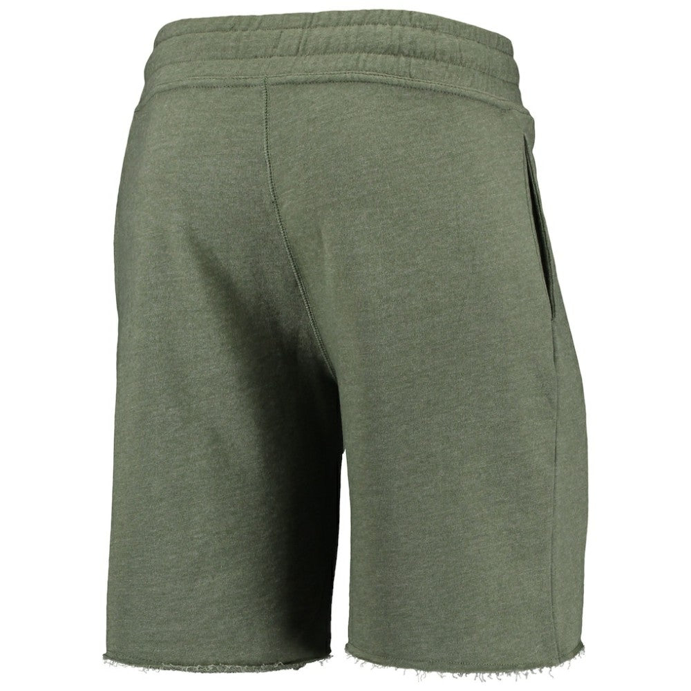 Cincinnati Reds Concepts Sport Mainstream Tri-Blend Shorts - Heathered Olive