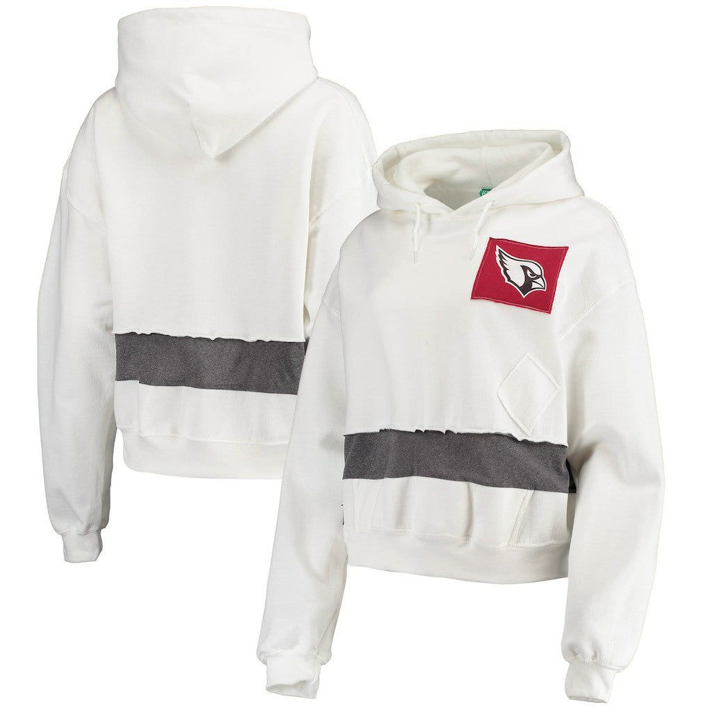NFL Arizona Cardinals Refried Apparel Women's Sustainable Crop Dolman Pullover Hoodie