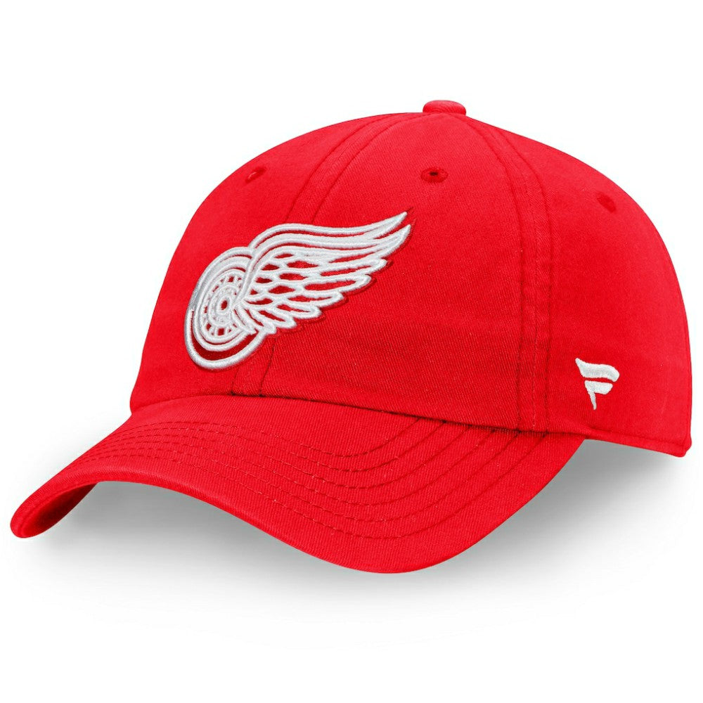 Detroit Red Wings Fanatics Core Primary Logo Adjustable Hat