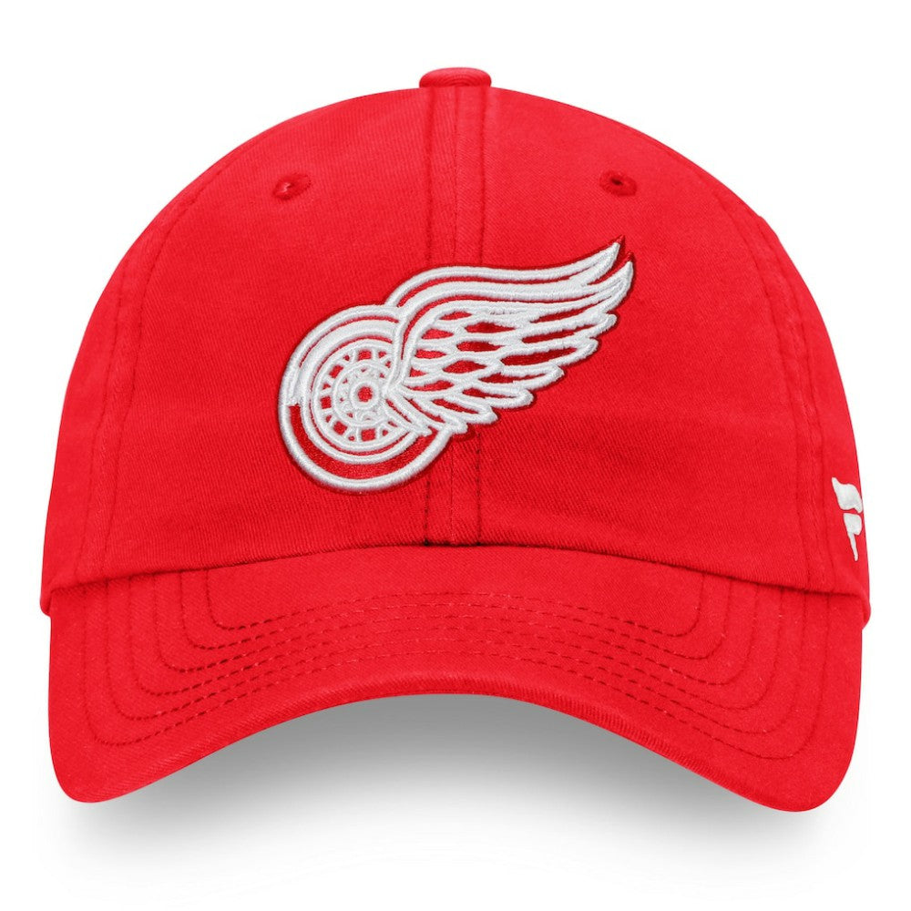 Detroit Red Wings Fanatics Core Primary Logo Adjustable Hat