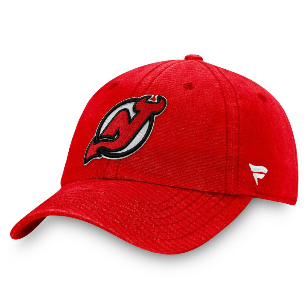 New Jersey Devils Fanatics Core Primary Logo Adjustable Hat