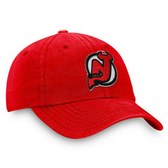 New Jersey Devils Fanatics Core Primary Logo Adjustable Hat