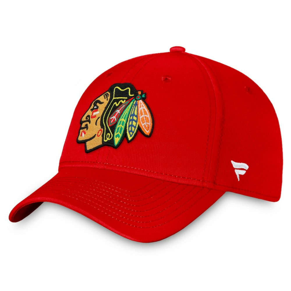 Chicago Blackhawks Fanatics Core Primary Logo Flex Hat
