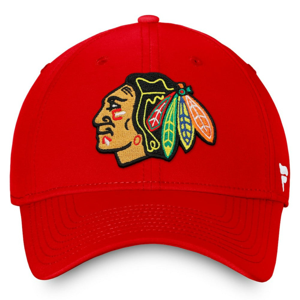 Chicago Blackhawks Fanatics Core Primary Logo Flex Hat