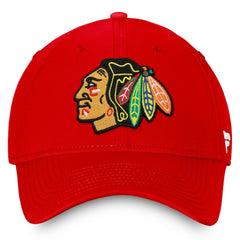 Chicago Blackhawks Fanatics Core Primary Logo Flex Hat