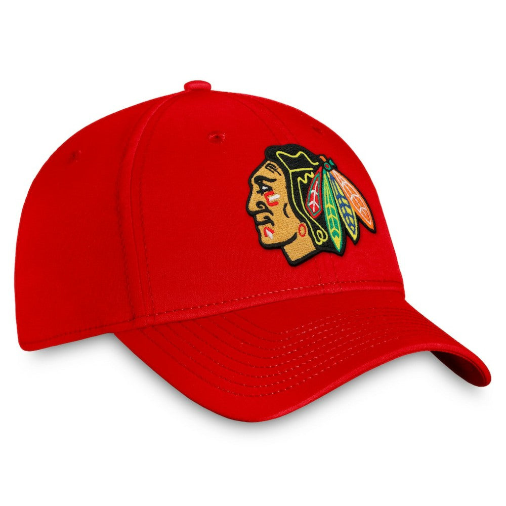 Chicago Blackhawks Fanatics Core Primary Logo Flex Hat