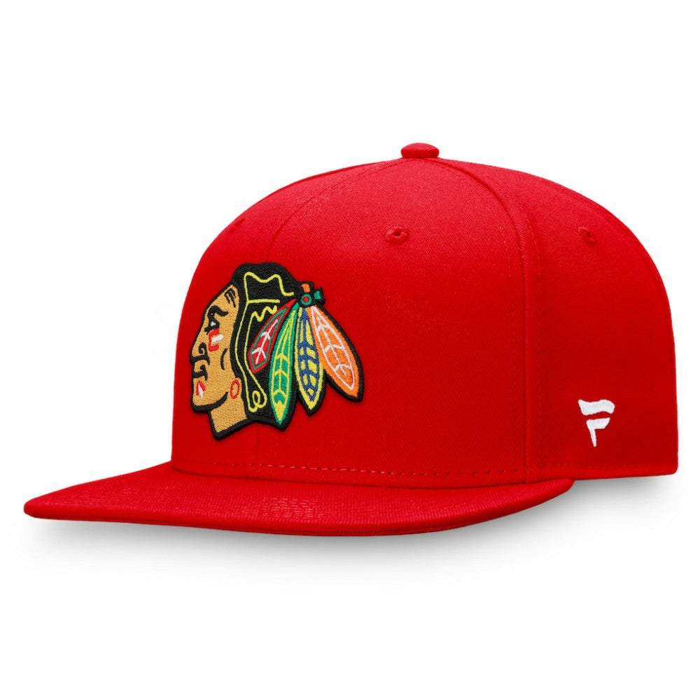 Chicago Blackhawks Fanatics Primary Logo Snapback Hat