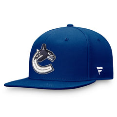 Vancouver Canucks Fanatics Primary Logo Snapback Hat