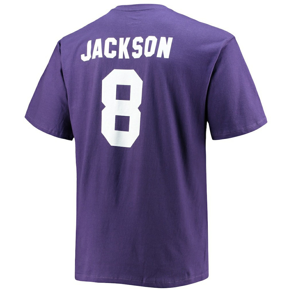 NFL Baltimore Ravens Lamar Jackson  Big & Tall Player Name & Number T-Shirt