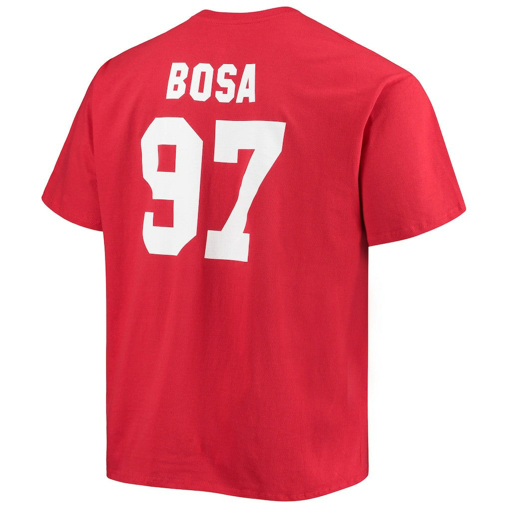 NFL San Francisco 49ers Nick Bosa  Big & Tall Player Name & Number T-Shirt