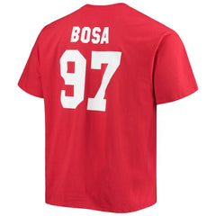 NFL San Francisco 49ers Nick Bosa  Big & Tall Player Name & Number T-Shirt