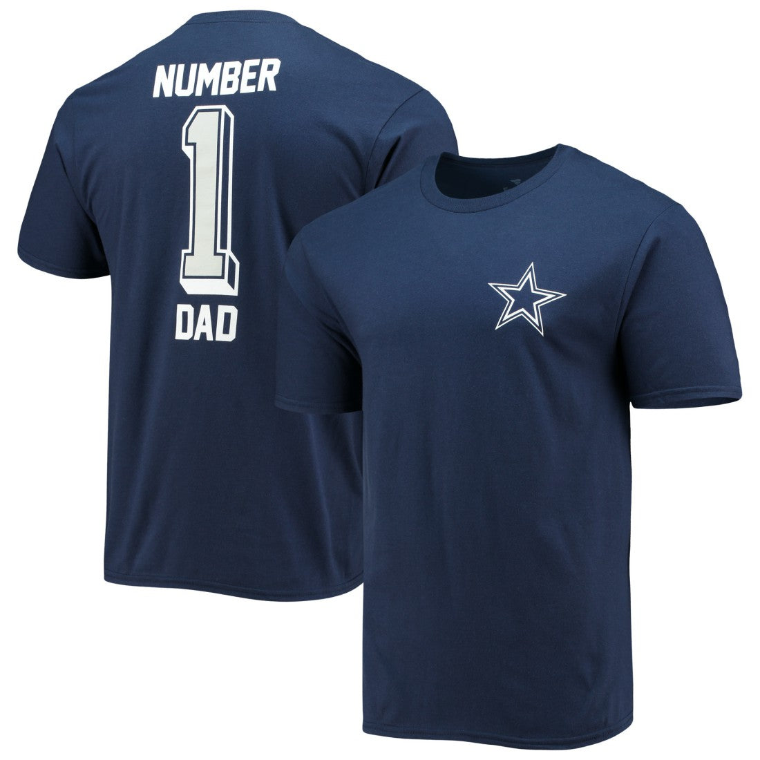 NFL Dallas Cowboys #1 Dad T-Shirt