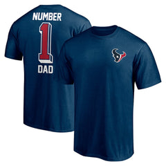 NFL Houston Texans #1 Dad T-Shirt