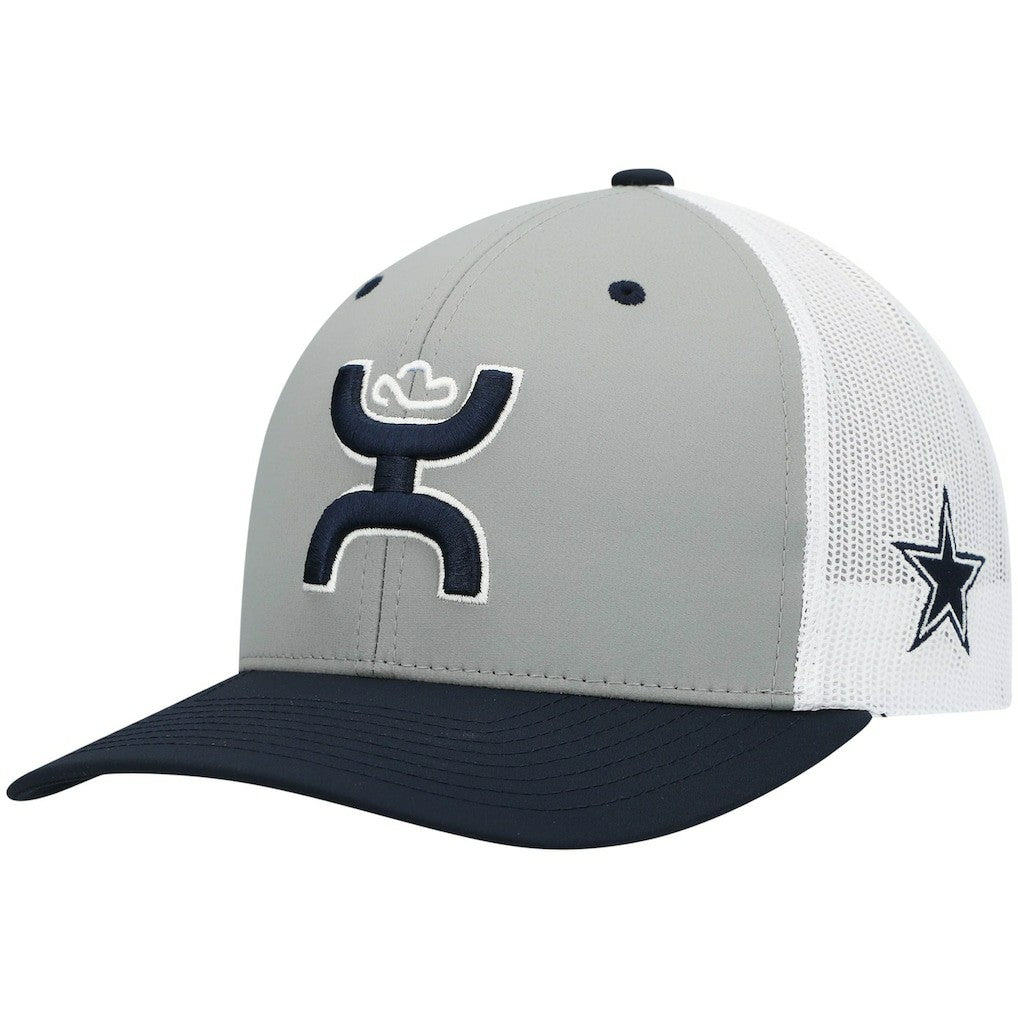 NFL Dallas Cowboys HOOey Tri-Color H Trucker Snapback Hat