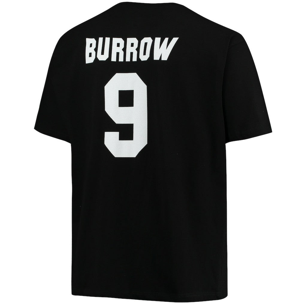 NFL Cincinnati Bengals Joe Burrow  Big & Tall Player Name & Number T-Shirt