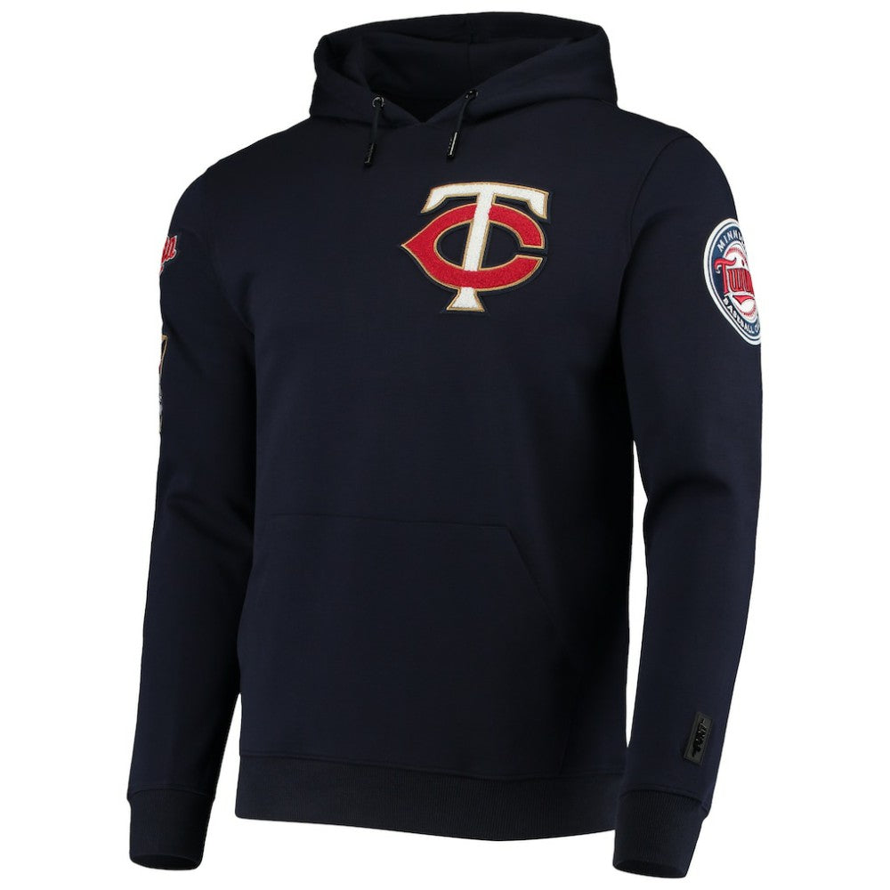 Minnesota Twins Pro Standard Team Logo Pullover Hoodie - Navy