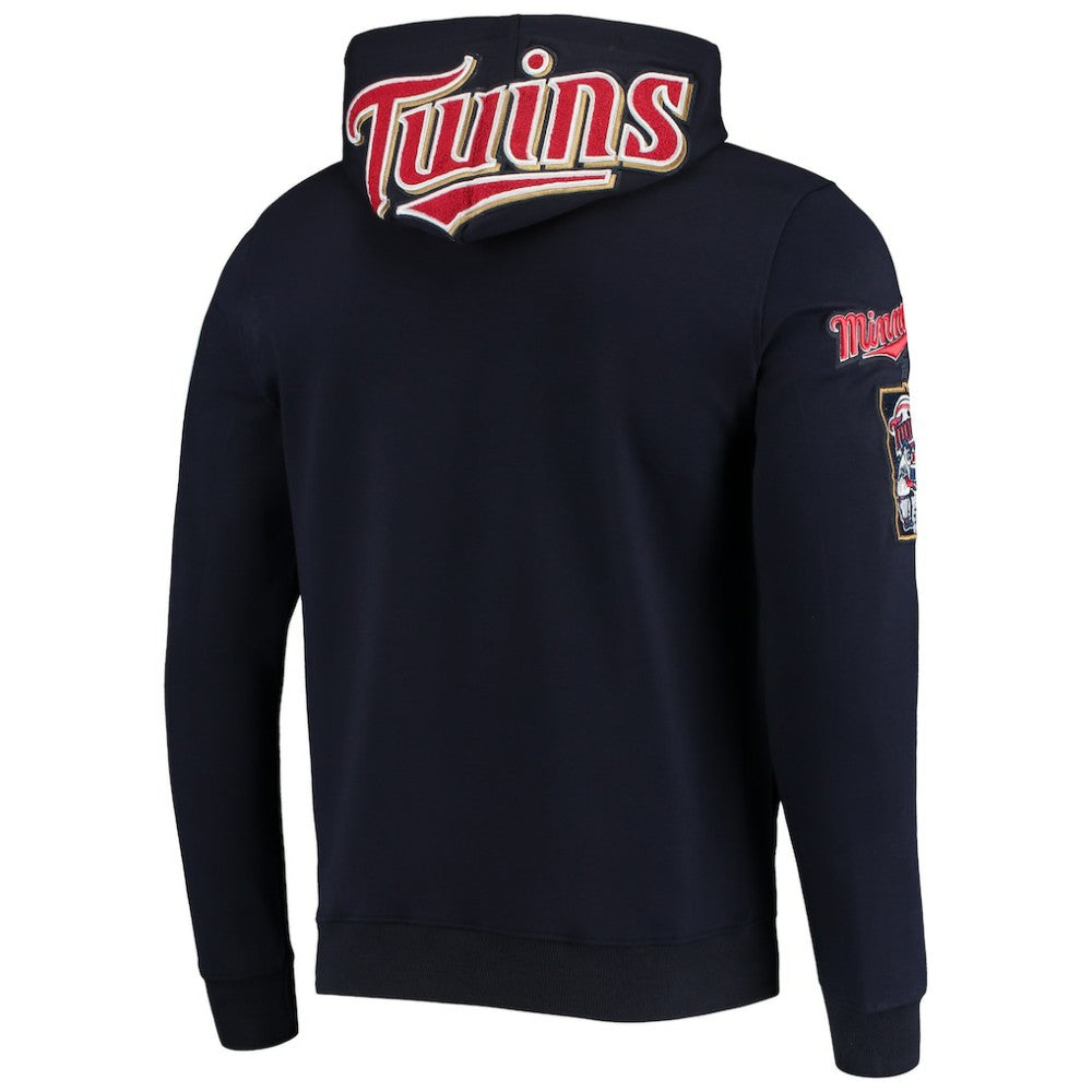 Minnesota Twins Pro Standard Team Logo Pullover Hoodie - Navy