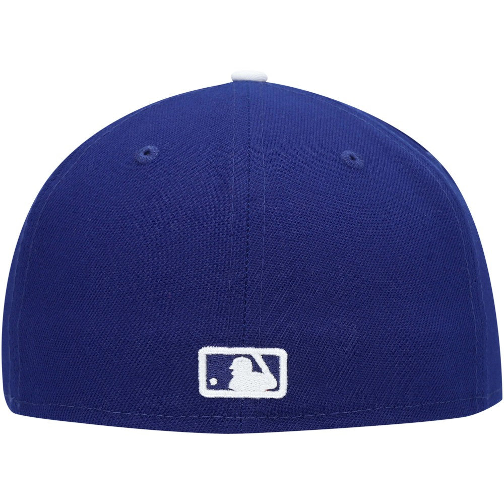 Los Angeles Dodgers White Logo 59FIFTY Fitted Hat - Royal | New Era