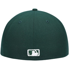 Milwaukee Brewers White Logo 59FIFTY Fitted Hat - Green | New Era
