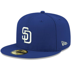 San Diego Padres White Logo 59FIFTY Fitted Hat - Royal | New Era