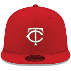 Minnesota Twins White Logo 59FIFTY Fitted Hat - Red | New Era