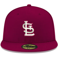 St. Louis Cardinals White Logo 59FIFTY Fitted Hat - Cardinal | New Era