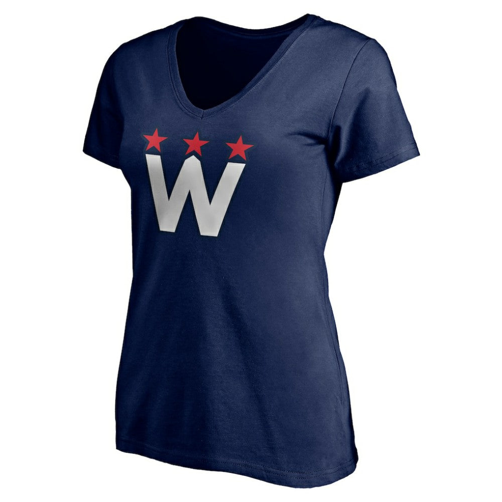 Washington Capitals Women's Alternate Logo V-Neck T-Shirt