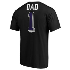 Colorado Rockies Number One Dad T-Shirt - Black