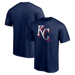 Kansas City Royals Red White and Team T-Shirt - Navy