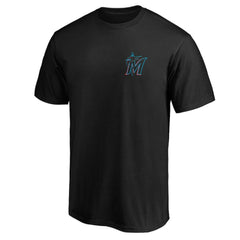 Miami Marlins Number One Dad T-Shirt - Black